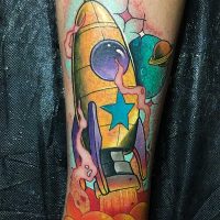 cohete-estrella-tattoo